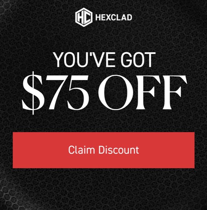 A focused crop from the fresh phone visit shows the $75-off takeover covering the paid landing page.