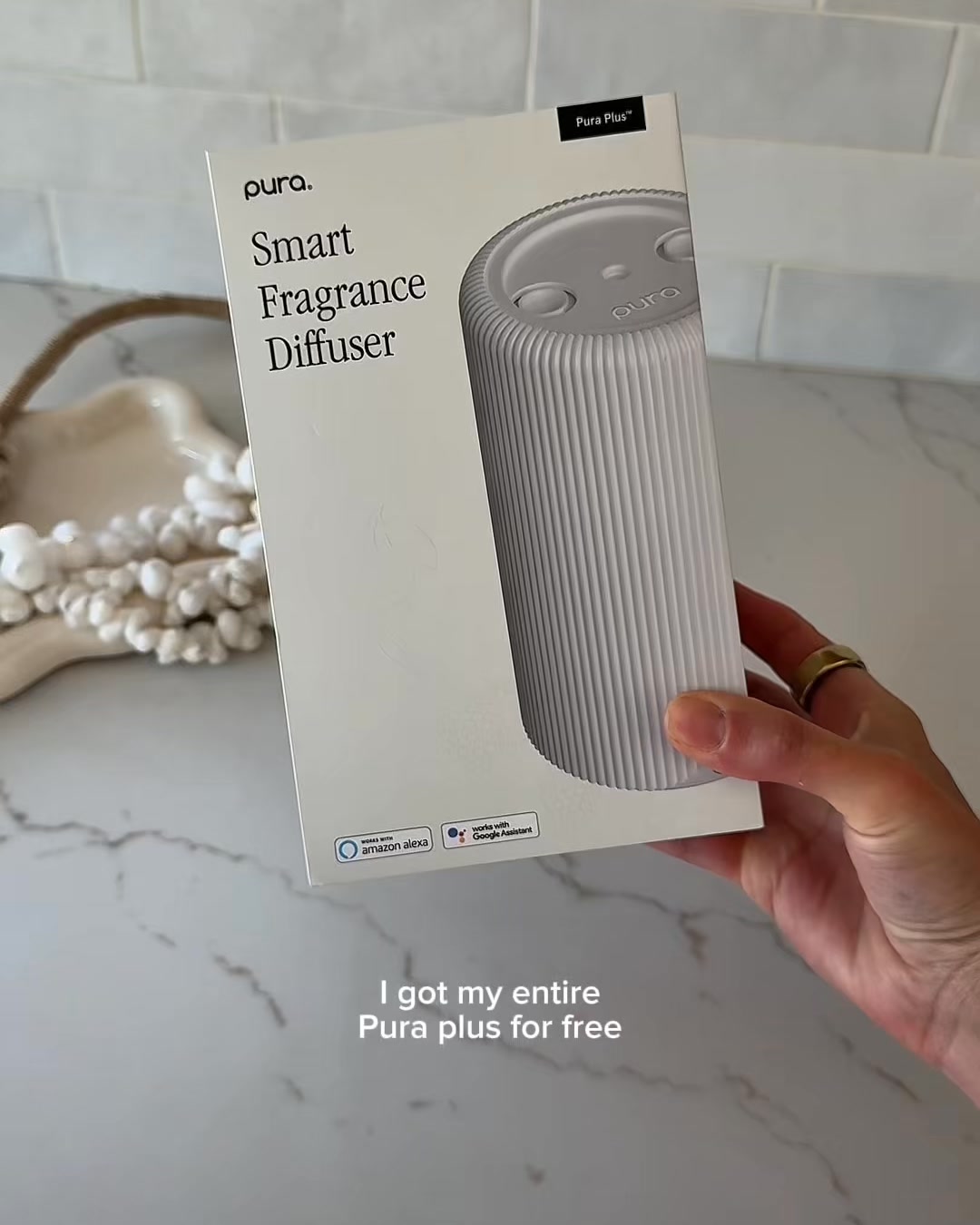 Current ad creative showing a Pura Plus diffuser and a free-device promise
